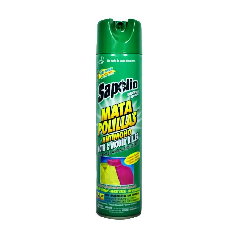 Sapolio mata polillas