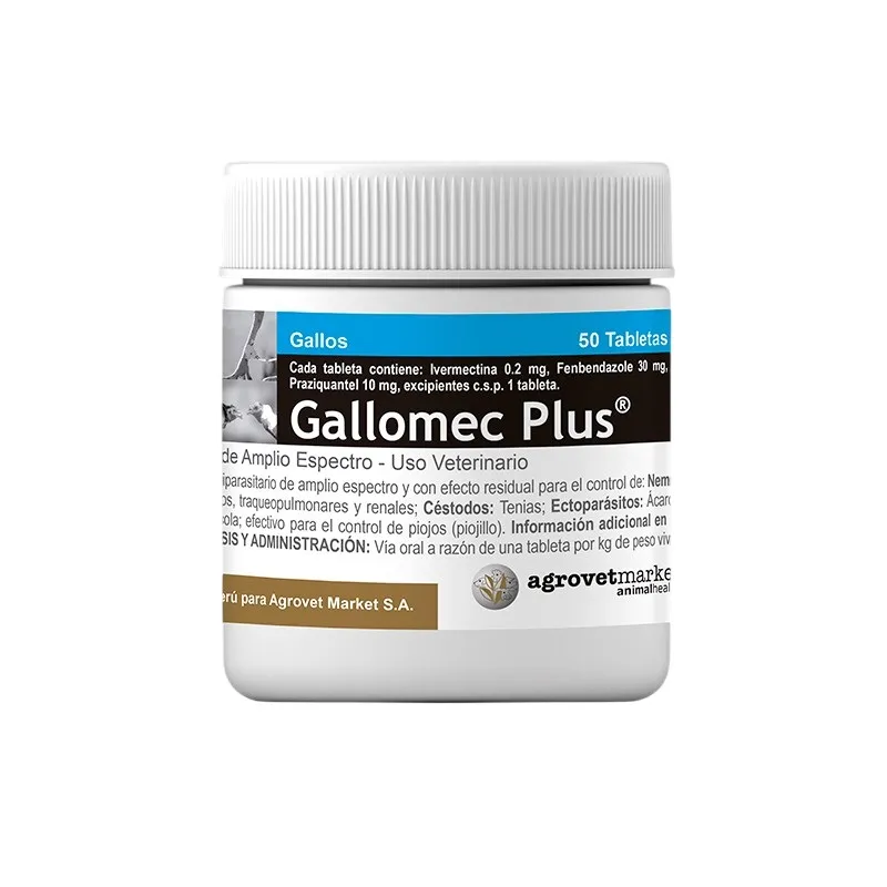 Gallomec plus tabletas